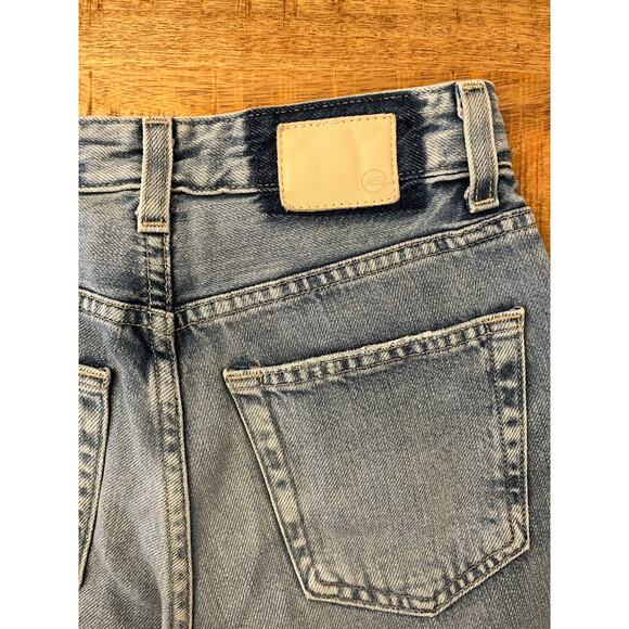 AG Adriano Goldschmied Saige Wide Leg Crop Size 24 High Rise Light Blue Wash 26" - Picture 10 of 15